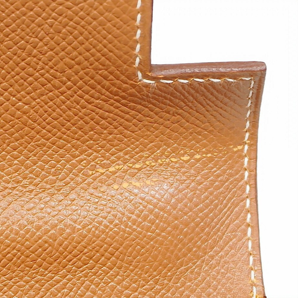 Hermes handbag Kelly 28 Cushvel gold C stamp ladies - Picture 7 of 16